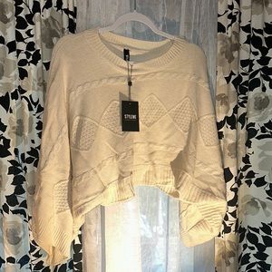 STYLEWE cream sweater NWT